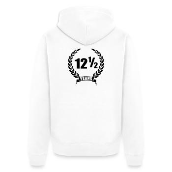 Laurel wreath twelve and a half years - Unisex Premium Organic Zip Hoodie - white - Back - Thijin (182cm)