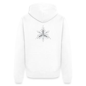 Graphic - Unisex Premium Organic Zip Hoodie - white - Back - Thijin (182cm)