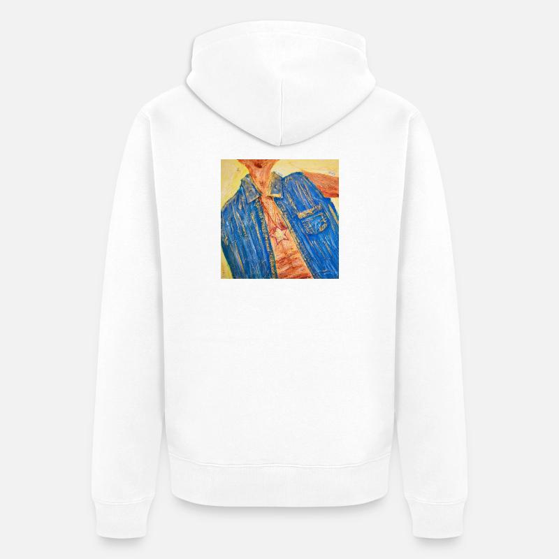 Nemo - Veste à capuche bio Premium Unisexe - blanc