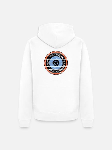 Original Rudeboy - Unisex Premium Organic Zip Hoodie - white