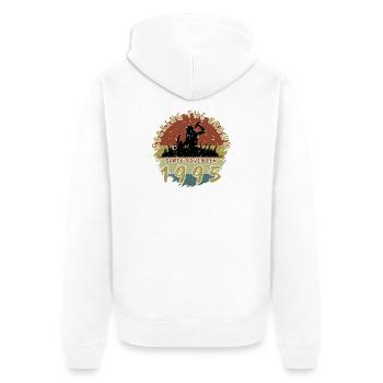 30th Birthday Rocking the crowd SNG 11/1995 - Unisex Premium Organic Zip Hoodie - white - Back - Thijin (182cm)