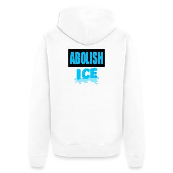 Abolish I.C.E :  - Veste à capuche bio Premium Unisexe - blanc - Dos - Thijin (182cm)