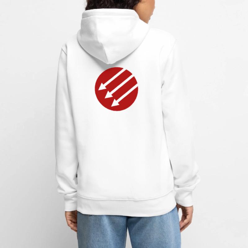 Front de fer / Front de l’Eiserne / Järnfronten Veste à capuche bio Premium Unisexe
