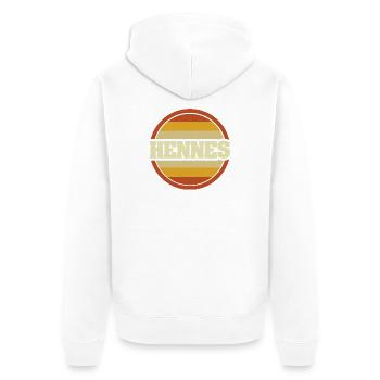 Legendaer Hennes - Veste à capuche bio Premium Unisexe - blanc - Dos - Thijin (182cm)