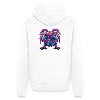 Été de bandes dessinées Tarantula - Veste à capuche bio Premium Unisexe - blanc - Dos - Thijin (182cm)