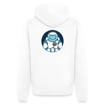 Sweet Galaxy Astronaut - Veste à capuche bio Premium Unisexe - blanc - Dos - Thijin (182cm)