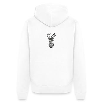 Bible versets de la bible dictons chrétiens jésus dieu - Veste à capuche bio Premium Unisexe - blanc - Dos - Thijin (182cm)