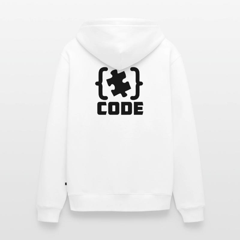 programmeur Code résolution de pièces de puzzle Veste à capuche bio Premium Unisexe