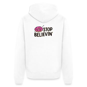 Sweets Snacking Statement Délicieux Beignet - Veste à capuche bio Premium Unisexe - blanc - Dos - Thijin (182cm)