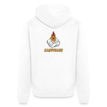 Conception de combat - Veste à capuche bio Premium Unisexe - blanc - Dos - Thijin (182cm)