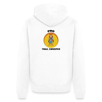 déclaration de mammifère paresseux habitant de la jungle animal - Veste à capuche bio Premium Unisexe - blanc - Dos - Thijin (182cm)