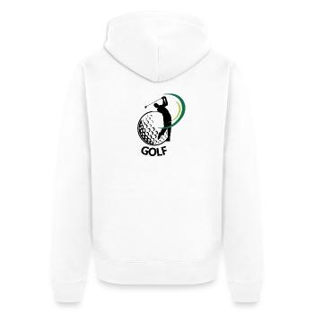 Golf - Veste à capuche bio Premium Unisexe - blanc - Dos - Thijin (182cm)