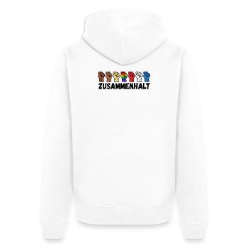 Right Homosexual Lgbt Saying Relationship Homo - Unisex Premium Organic Zip Hoodie - white - Back - Thijin (182cm)