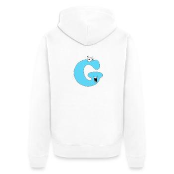 G - Veste à capuche bio Premium Unisexe - blanc - Dos - Thijin (182cm)