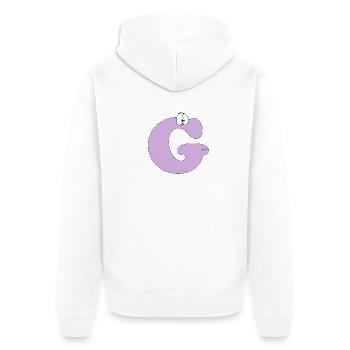 G - Veste à capuche bio Premium Unisexe - blanc - Dos - Thijin (182cm)