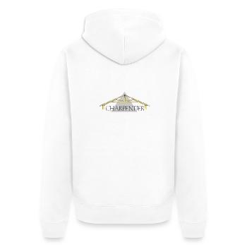 Charpentier - Veste à capuche bio Premium Unisexe - blanc - Dos - Thijin (182cm)