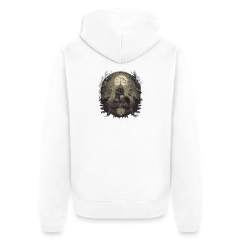 Gothique - Veste à capuche bio Premium Unisexe - blanc - Dos - Thijin (182cm)