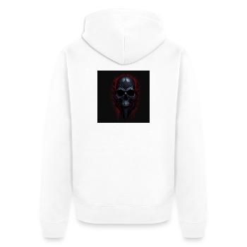 Heavy Metal 4 - Veste à capuche bio Premium Unisexe - blanc - Dos - Thijin (182cm)