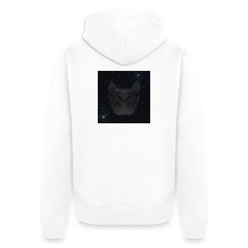 Kätzchen, sternen muster, schenken Weihnachten - Unisex Premium Bio Zip Hoodie - Weiß - Hinten - Thijin (182cm)
