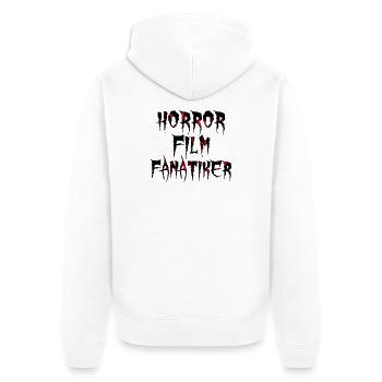 Kinoabend Movies Statement Kino Nacht Filme - Unisex Premium Bio Zip Hoodie - Weiß - Hinten - Thijin (182cm)