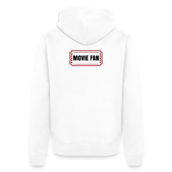 Films Cinéma Nuit Films Dire Streaming Cinéma - Veste à capuche bio Premium Unisexe - blanc - Dos - Thijin (182cm)