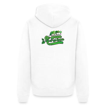 Arbre, Nature, Terre, Environnement, Déclaration, Conservation de la nature - Veste à capuche bio Premium Unisexe - blanc - Dos - Thijin (182cm)