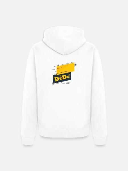 Dédé - Unisex Premium Bio Zip Hoodie - Weiß