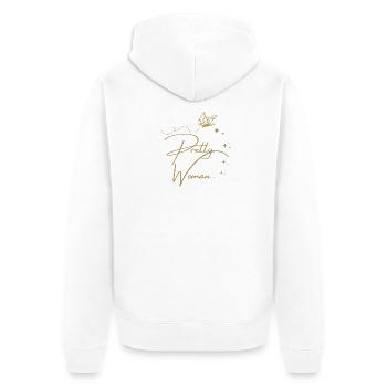 PRETTY WOMAN - Veste à capuche bio Premium Unisexe - blanc - Dos - Thijin (182cm)