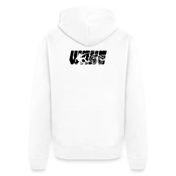 Wassersport Stunt Wellenreiten Wakeboard Wasserski - Unisex Premium Bio Zip Hoodie - Weiß - Hinten - Thijin (182cm)