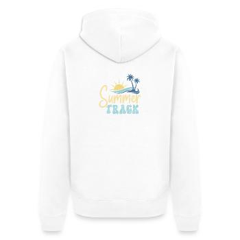 Piste d’été - Veste à capuche bio Premium Unisexe - blanc - Dos - Thijin (182cm)