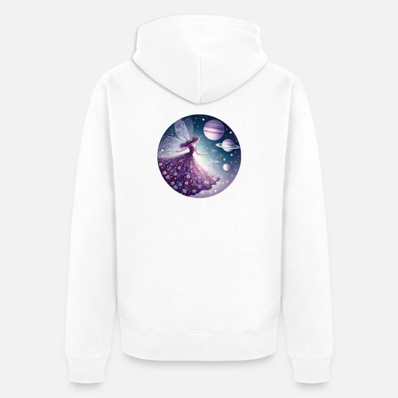 Fée des souhaits - Veste à capuche bio Premium Unisexe - blanc