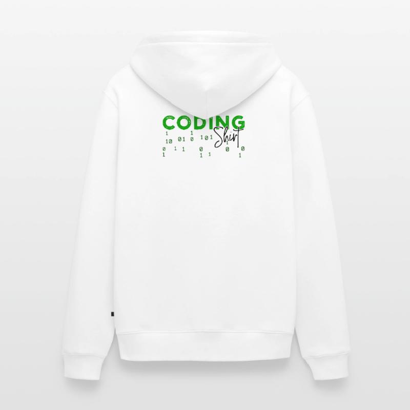 Coden Developer Programmer Web Developer Saying Unisex Premium Organic Zip Hoodie