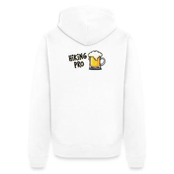 Déclaration de ravitaillement Pompe à essence Énergie Électricité - Veste à capuche bio Premium Unisexe - blanc - Dos - Thijin (182cm)