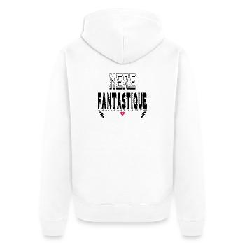 Mère Fantastique - Veste à capuche bio Premium Unisexe - blanc - Dos - Thijin (182cm)