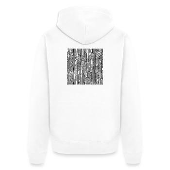 Motifs de rêve 3 - Veste à capuche bio Premium Unisexe - blanc - Dos - Thijin (182cm)