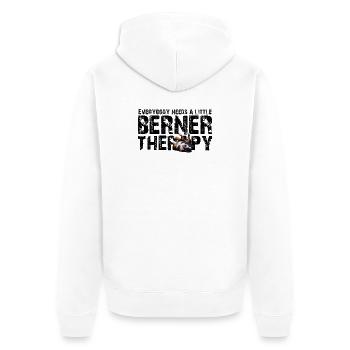 Bouvier bernois - Veste à capuche bio Premium Unisexe - blanc - Dos - Thijin (182cm)