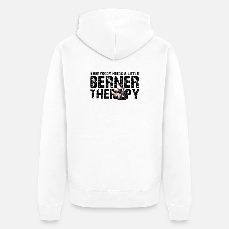 Bouvier bernois - Veste à capuche bio Premium Unisexe - blanc