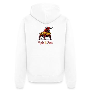 La fierté du design du drapeau de Palma - Veste à capuche bio Premium Unisexe - blanc - Dos - Thijin (182cm)