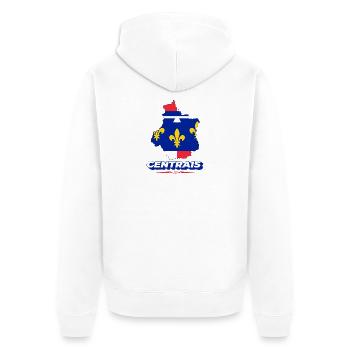 Centrais - Veste à capuche bio Premium Unisexe - blanc - Dos - Thijin (182cm)