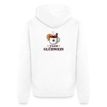 Équipe Vin chaud - Veste à capuche bio Premium Unisexe - blanc - Dos - Thijin (182cm)