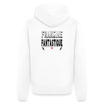 Frangine Fantastique - Veste à capuche bio Premium Unisexe - blanc - Dos - Thijin (182cm)