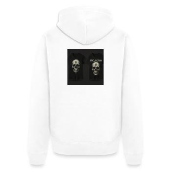 Commencement - Veste à capuche bio Premium Unisexe - blanc - Dos - Thijin (182cm)