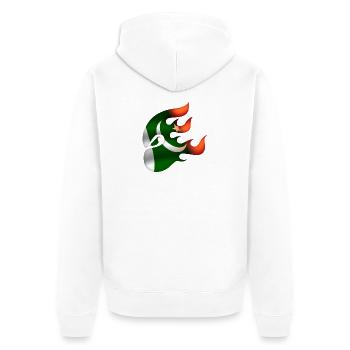 Drapeau du Pakistan - Pakistan - Ninja - Veste à capuche bio Premium Unisexe - blanc - Dos - Thijin (182cm)