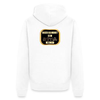 KITAKIND DAYCARE CENTER TODDLERS - Unisex Premium Organic Zip Hoodie - white - Back - Thijin (182cm)