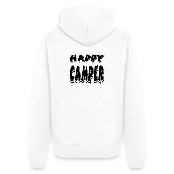 Camper - Unisex Premium Organic Zip Hoodie - white - Back - Thijin (182cm)