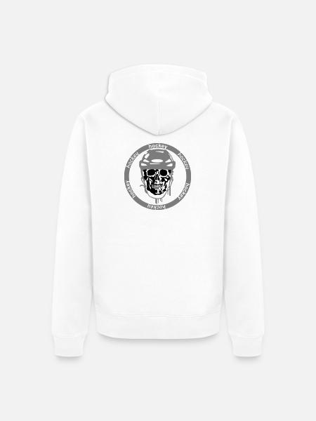 Eishockey - Unisex Premium Bio Zip Hoodie - Weiß