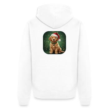 Cloche de Noël du Bébé Père Noël - Veste à capuche bio Premium Unisexe - blanc - Dos - Thijin (182cm)
