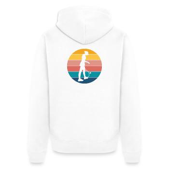 tennis - Veste à capuche bio Premium Unisexe - blanc - Dos - Thijin (182cm)