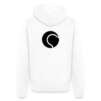 Balle de tennis - Veste à capuche bio Premium Unisexe - blanc - Dos - Thijin (182cm)