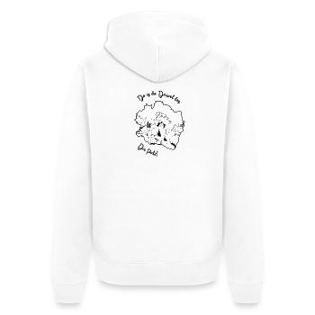 Do is de Deiwel los - Veste à capuche bio Premium Unisexe - blanc - Dos - Thijin (182cm)